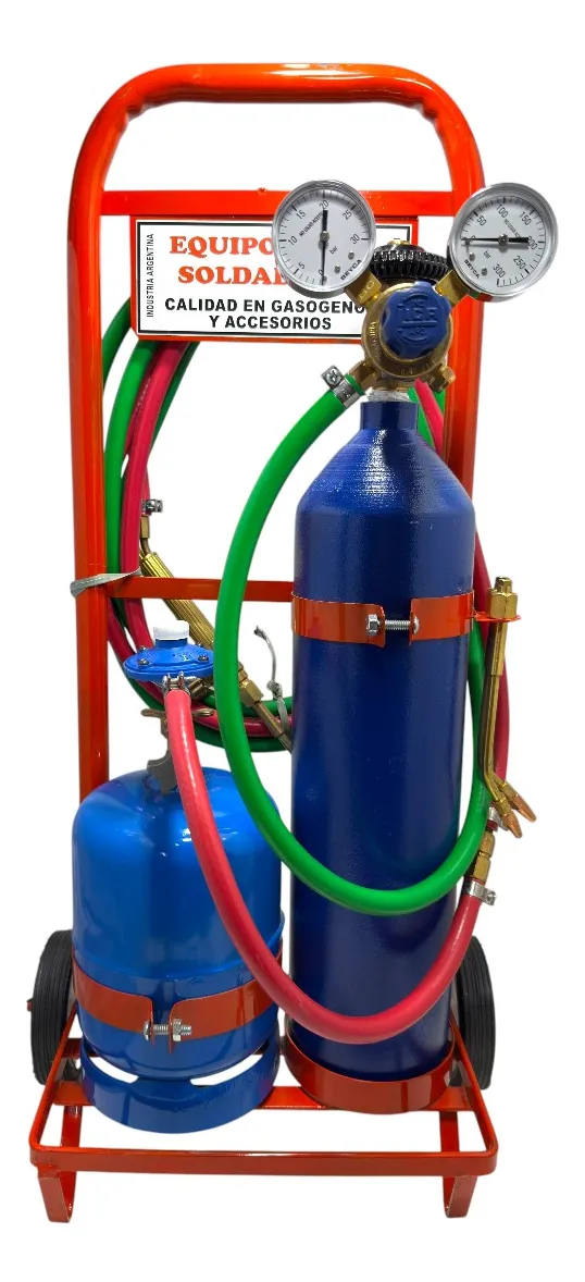 EQUIPO SOLDADURA 1KG GAS X1/2MT OXIGENO PRO